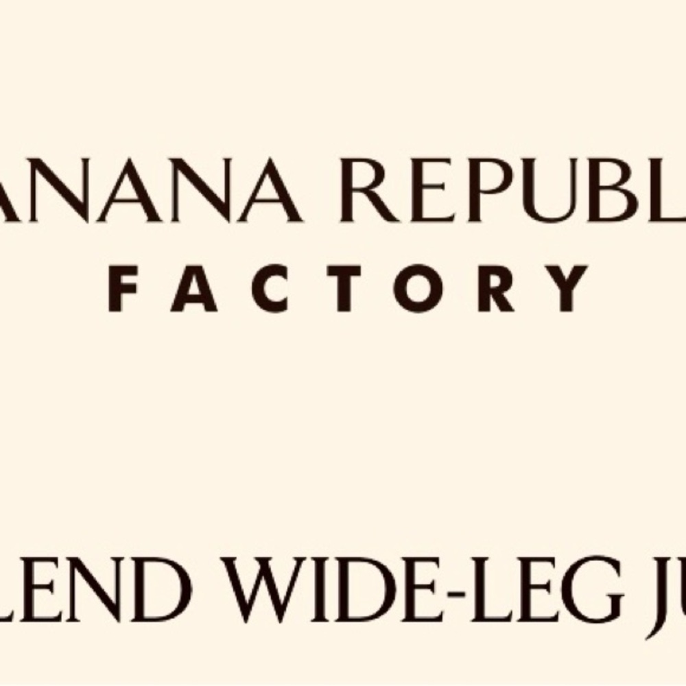 NWT ~ Banana Republic Factory Wide-Leg Linen Blue and Cream Jumpsuit ~ SZ:6P